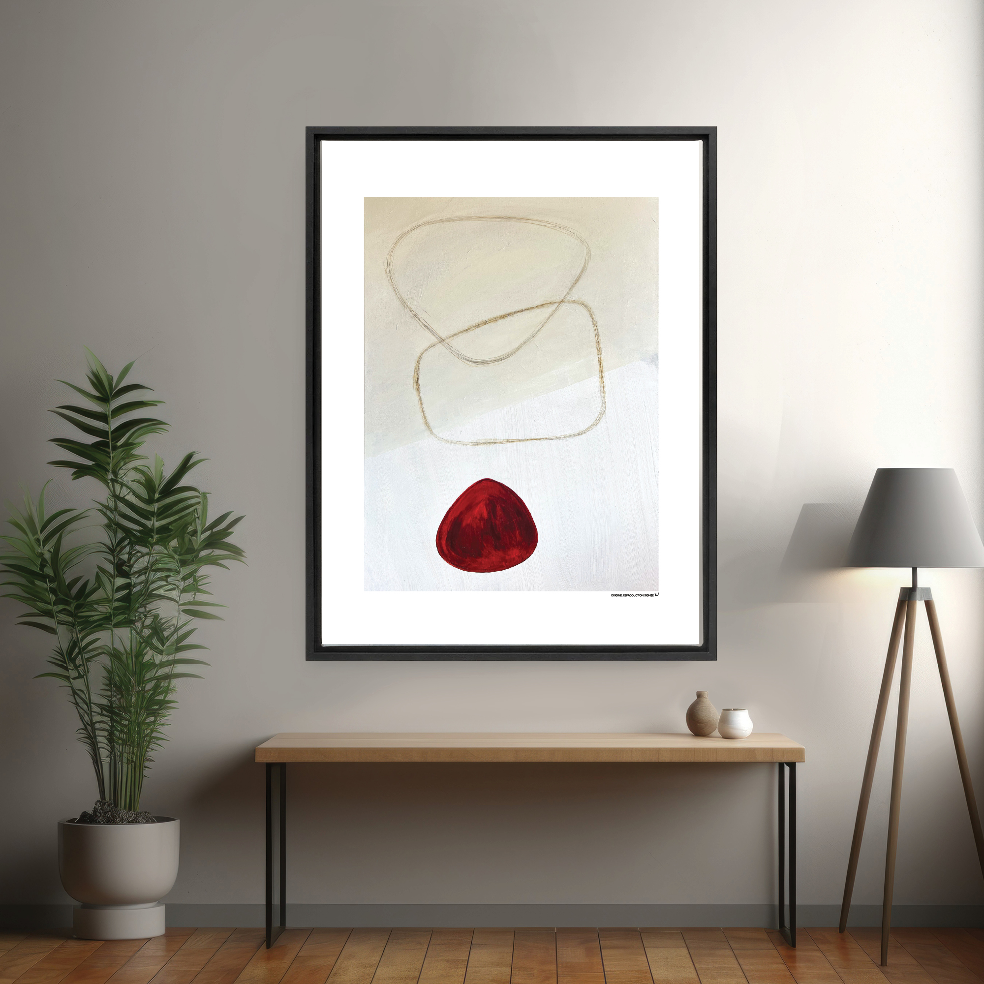 Origine, oeuvre sur toile étirée – Image 6
