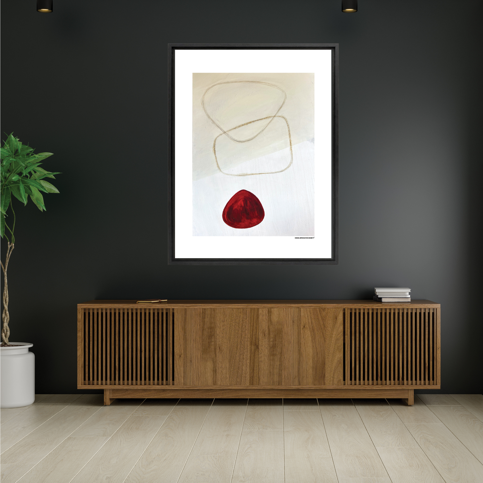 Origine, oeuvre sur toile étirée – Image 5