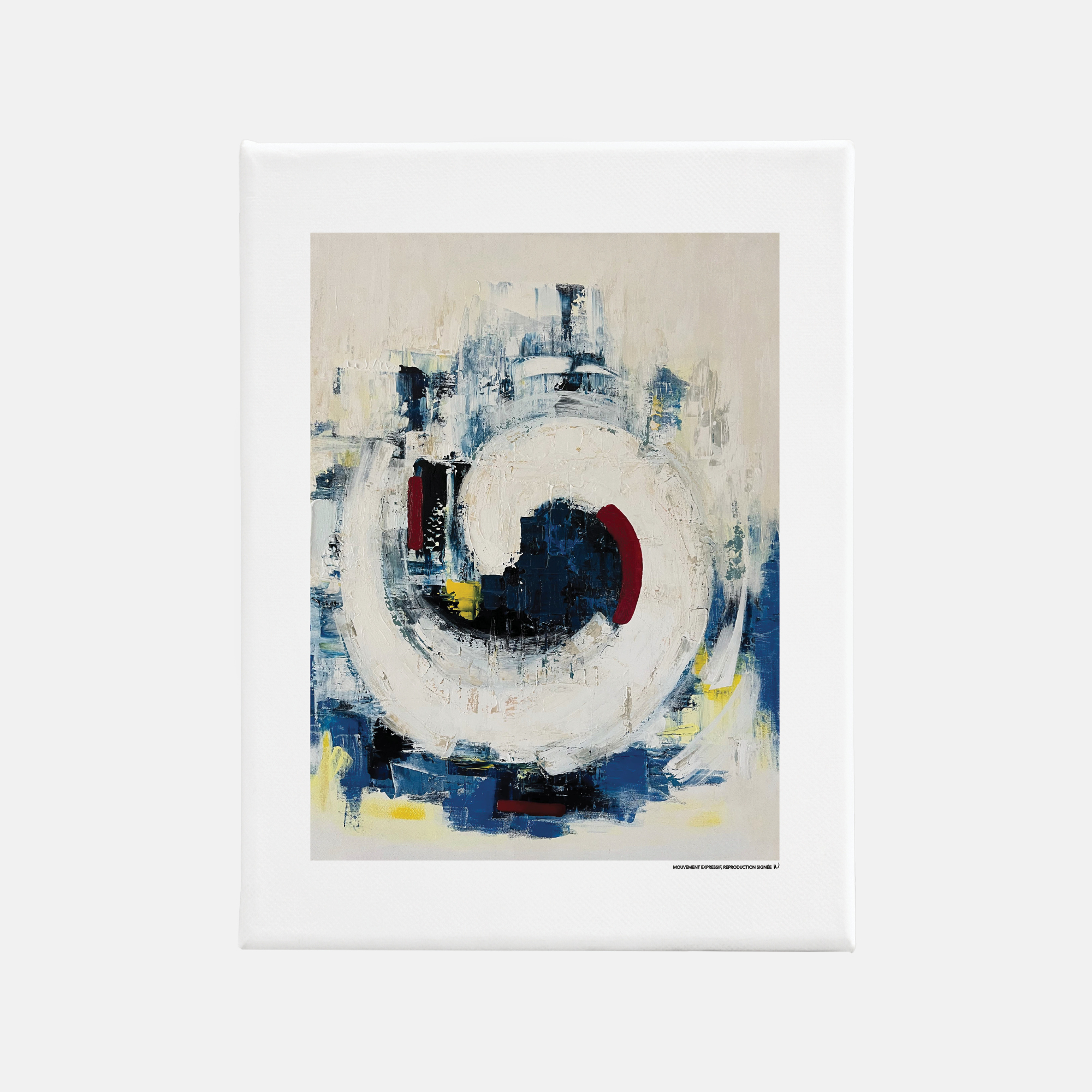 Mouvement expressif, oeuvre sur toile étirée – Image 2