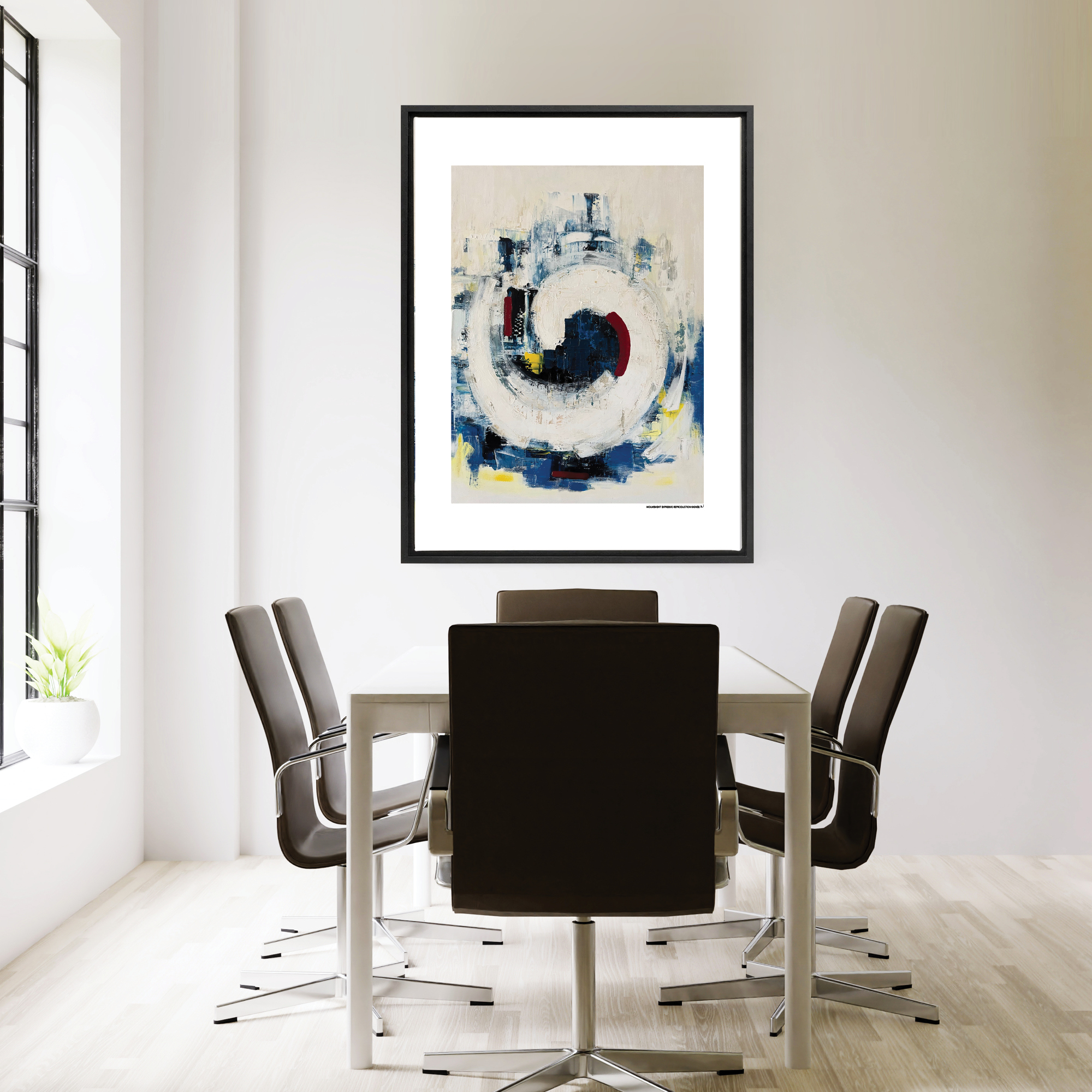 Mouvement expressif, oeuvre sur toile étirée – Image 7