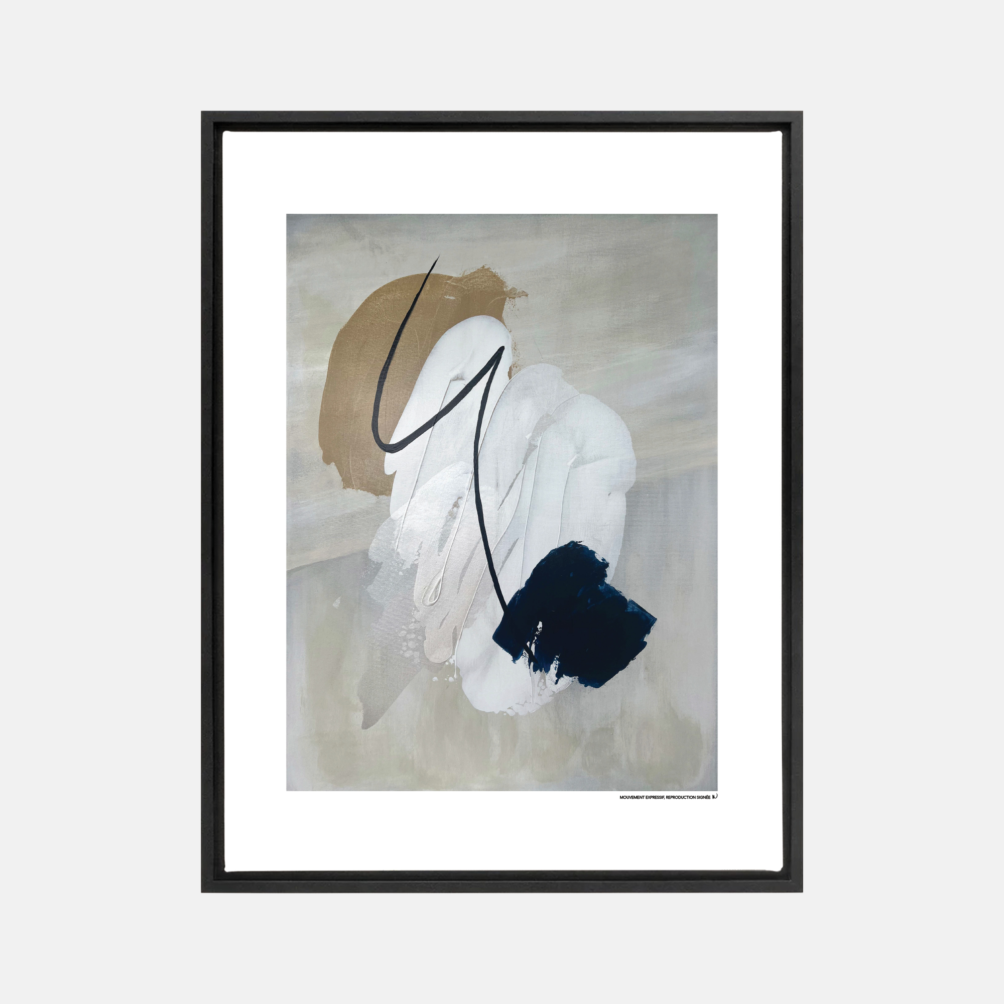 Envol, oeuvre sur toile étirée