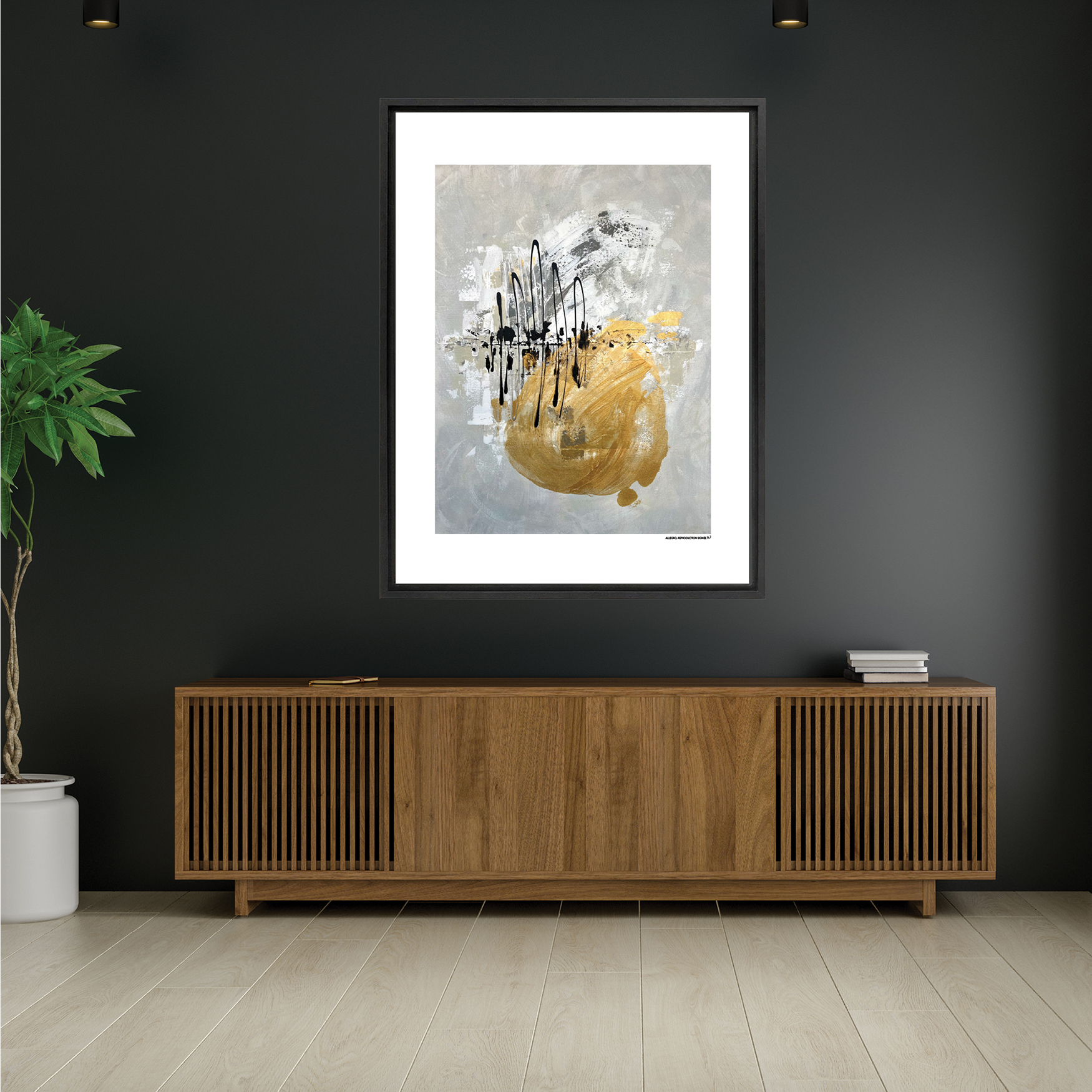 Allegro, oeuvre sur toile étirée – Image 2
