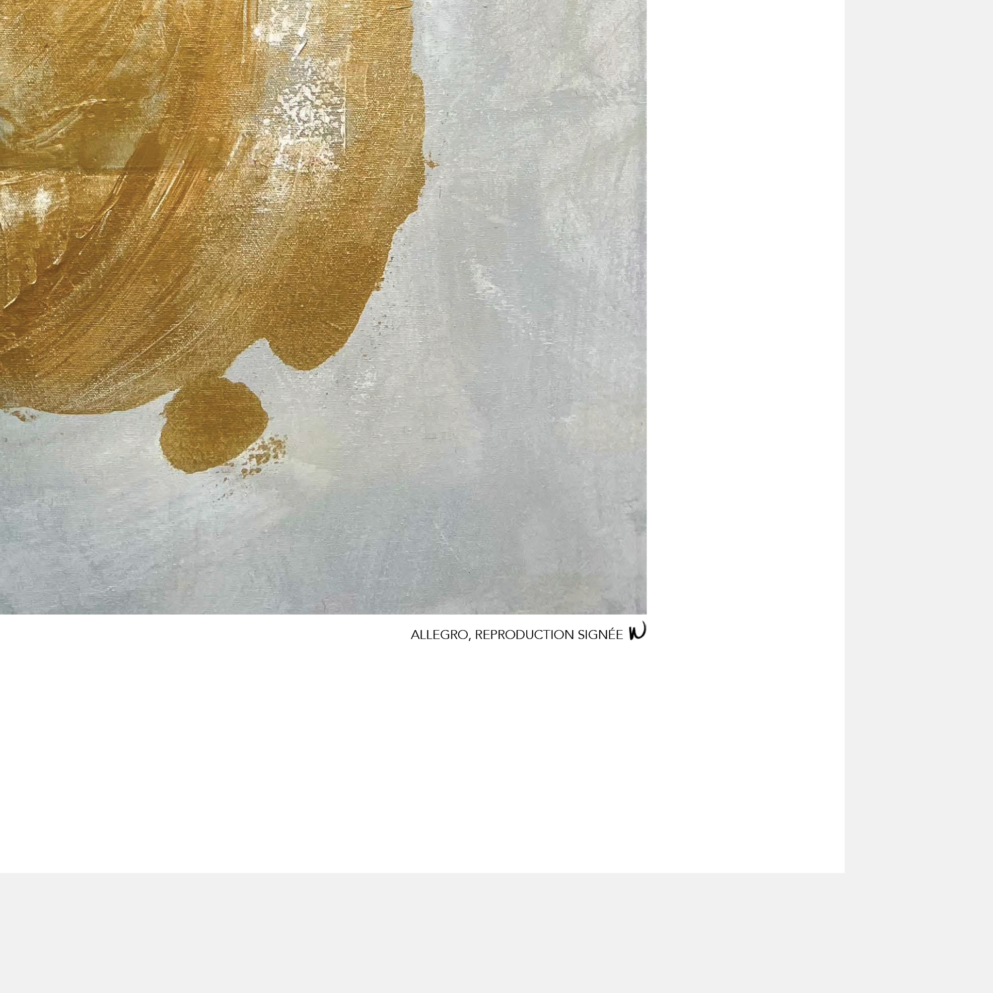 Allegro, oeuvre sur toile étirée – Image 5